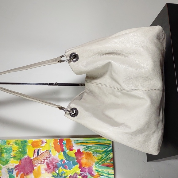 Simply Vera by Vera Wang Pebbled Leather Hobo Bag - Picture 4 of 8